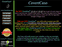 Tablet Screenshot of covertcase.com